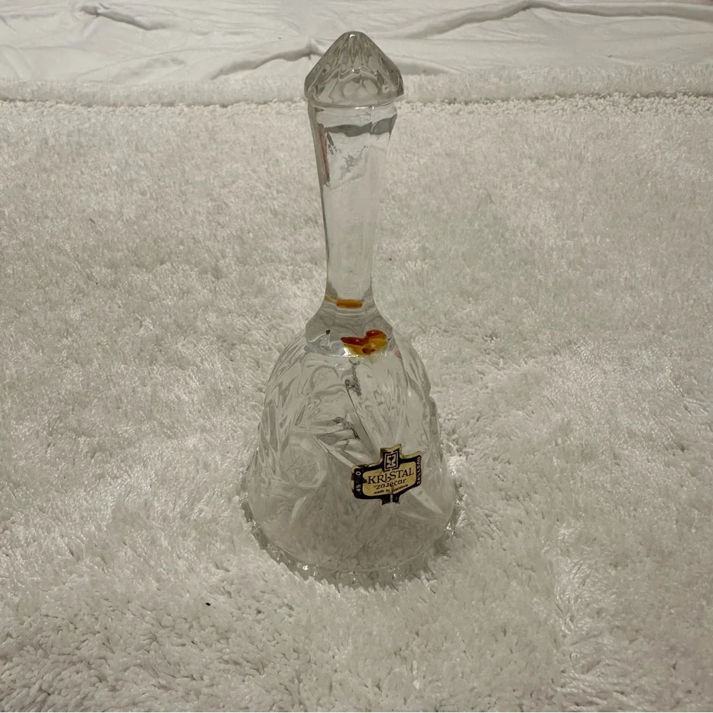 Crystal Zajecar 24 Percent Lead Vintage Crystal Hand Bell